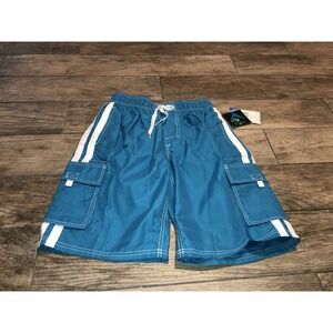 New Kanu Surf Baracuda Boardshorts Men's Sz Small Blue Lined